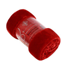 (RED, King) Mink Throw Warm Super Soft Plain Large Bed Blanket Sofa Double King Size For Warm Wingter Xmas Gift Sofa bed Tv lounge C