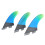 FCS2 Flossen Set Surfbrett G5 Fiberglas 10