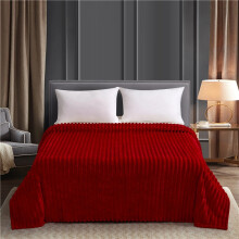 (Red, King (200x250)) Throw Blanket 540 GSM | Spring Summer Home Decor | Ultra Soft Cozy Fluffy Sofa & Bed Bl