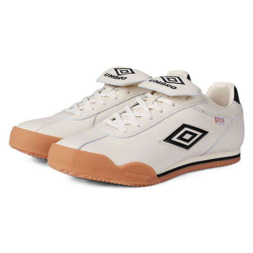 Umbro (, ) Umbro 5V5 Leather Antique White/Black Trainers 2
