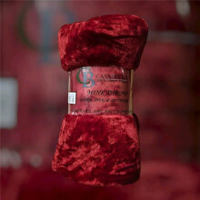 (Blood Red, King 200x240cm) Luxurious Blanket Fleece Mink Throw - King (200x240 CM) & Double (150x200 CM) - Ultra Soft Faux Fur cozy