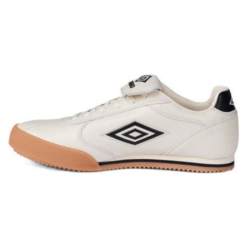 Umbro (, ) Umbro 5V5 Leather Antique White/Black Trainers 1