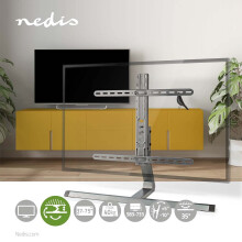 Fuld Motion TV Stand | 37 - 75 " | Maksimal vægt: 40 kg | Vipbar | Kan drejes | Justerbare forudfastsatte højder | Aluminium / Stål | Grå