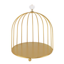 Make-up-Organizer Vogelkäfig Gold Eisen