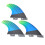 G5 FCS2 Surfbrett Heckflossen 3er Set 11