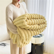 (Lemon Yellow, 180*200cm/70.86*78.74inch) Cozy Ultra-Soft Flannel Sleeping Throw Blanket for Sofa or Bed, Lightweight Soft Warm