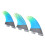 G5 FCS2 Surfbrett Heckflossen 3er Set 1