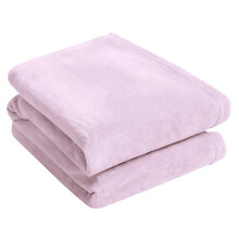 (Blush Pink, Double (150 x 200cm)) Luxury Soft Mink Throw Blanket, Single, Double or King Size, Black, Grey, Pink, Blush, Ivory