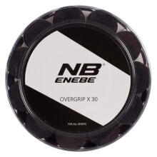 Surgrip da padel - ENEBE - Risposta - Nero - Confezione da 30 - Comfort & controllo