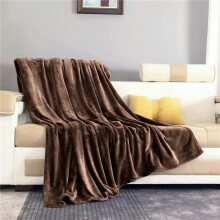 (Coffee, King (200 x 240 CM)) Luxury Ultra Soft Fleece Blanket – Soft, Comfy Throw for Couch, Sofa & Bed – Soft Fabric