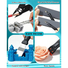 78Pcs 3D Printer Tools Kit with Storage Case for All Printers 3D Printer Accessories, Deburring Tool, Scrapers, Brushes
