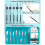 78Pcs 3D Printer Tools Kit with Storage Case for All Printers 3D Printer Accessories, Deburring Tool, Scrapers, Brushes 5