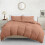 (White, Double Duvet Cover) Plain Microfiber Duvet Cover Set Soft Breathable Bedding Set Luxury Solid Bed Cover Single 12