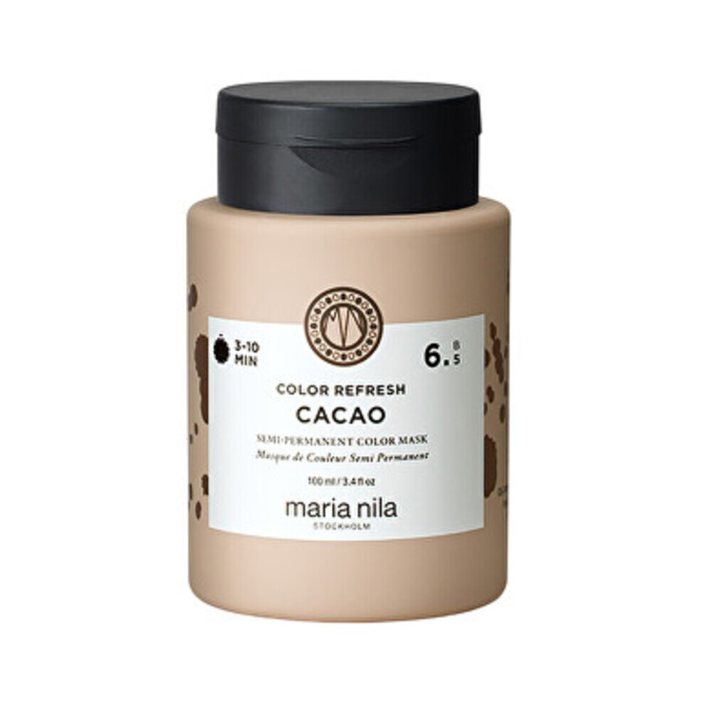 Maria Nila Colour Refresh Hair Colouring Cream Mask Colour 6.00 Cacao 100 Ml
