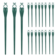 30 Stück robuste Kunststoff-Erdspieße für Weihnachtsbeleuchtung, Ersatz für Garten, Rasen, Weg, Lichtpfähle, wetterbeständig,