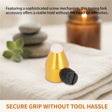 Tuning Fork Feet Accessory, Relieve Stress Reduce Anxiety Versatile Tuning Fork Healing Crystals Feet for Meditation