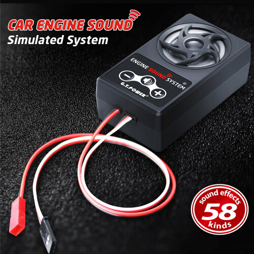 Motorsound-Modul für 1/10 RC Crawler – 58 Effekte
