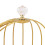 Kosmetik-Organizer Vogelkäfig Gold Eisen 1