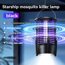 Mosquito Killer Lamp Mosquit Killer Artifact Home and Outdoor Electronic Mosquito Killer Camping Lamp One-Click Cleaning