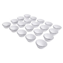 500 Stück Cupcake-Förmchen Aus Silberfolie zum Backen Von Backförmchen, Dick und Stabil, Ölbeständig, Muffinförmchen Aus Papier A
