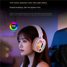 GAMWING Cuffie da Gioco Hi8 RGB con Microfono, Circumaurali, Suono Surround 7.1 per PC e per PS4, Equalizzatore 4 EQ B
