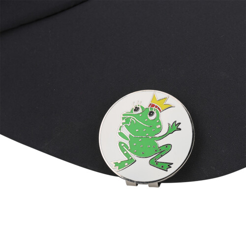 Froschkönig Golfballmarker mit Clip und Magnet 1