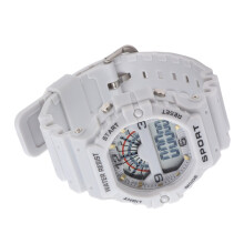 Quadratische Herrenuhr Digital Sportlich Grau