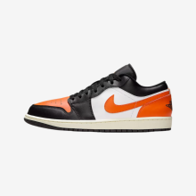 (UK10, Black) Nike Air Jordan 1 Low Men's Lifestyle Sneakers