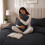 (White, Double) 4-Piece Plain Dyed Bedding Set  – Includes 30cm Deep Fitted Sheet, Machine Washable – Available in 6 Colors & 8