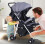 Lightweight Baby Stroller Pram Foldable Travel Buggy Flat Sleep Pushchair Grey 3