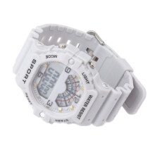 Digitaluhr Herren Multifunktion Wasserdicht Grau