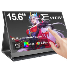 15.6'' Touch Screen 1080P Portable Monitor HDMI USB C External Screen For Laptop