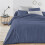(Silver, Single) Duvet Cover Set 4PC Soft Microfiber Duvet Cover with Fitted Sheet 11