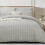 (Silver, Single) Duvet Cover Set 4PC Soft Microfiber Duvet Cover with Fitted Sheet 1