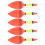 Angel Treibpose 12cm 5er Set Kunststoff 8