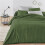 (Silver, Single) Duvet Cover Set 4PC Soft Microfiber Duvet Cover with Fitted Sheet 13