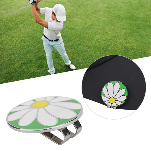 Abnehmbarer Golfballmarker, magnetischer Hutclip, 1