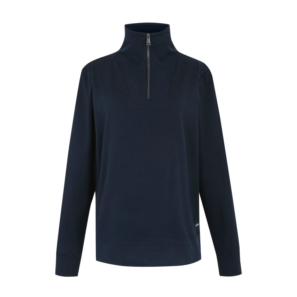 Regatta (8 Uk, Navy) Womens/Ladies Demmi Quarter Zip Fleece Top