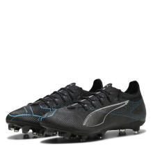 (9.5 UK, Black/Silver) Puma Mens Ultra Pro Firm Ground Football Boots