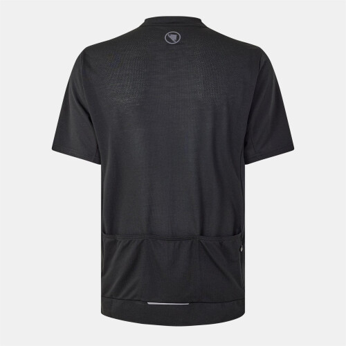 (S, Black) Endura Mens Loop Short-Sleeved Cycling Jersey