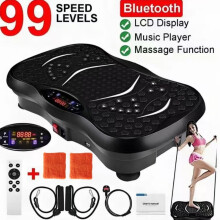 Power Vibration Plate Vibrating Machine Platform Exercise Body Shake Massager UK