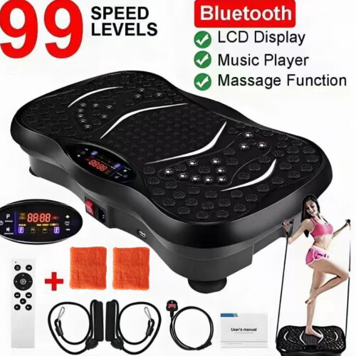 Power Vibration Plate Vibrating Machine Platform Exercise Body Shake Massager UK