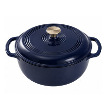 6L Dutch Oven Pot with Lid,Non Stick Enameled Cast Iron Dutch Oven for Braising