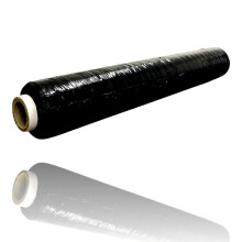 STRONG BLACK 400MM PALLET STRETCH SHRINK WRAP CAST PARCEL PACKING CLING FILM