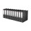 10 Pack Lever Arch Files A4 Document / Paperwork Folders For Uni, Office Black 1