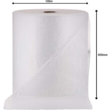 500MM x 100M SMALL BUBBLE WRAP CUSHIONING STRONG GOOD QUALITY BUBBLE 100 METERS