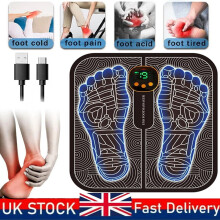 EMS Foot Massager Mat Electric Pad Blood Muscle Circulation Relief Pain With USB
