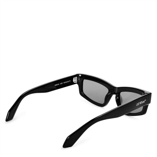 (One Size, Black/Dark Grey) Off White Miramar Tortoise Shell Sunglasses