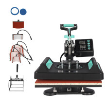 8 in 1 Heat Press Machine 15"x15" Digital Transfer Sublimation Printer