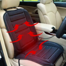 Heated Car Seat Pad 12V -Auto Heating Cushion, Comfortable Warmer, Universal Fit